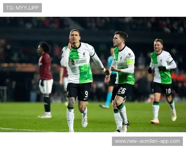 努涅斯禁区内突破制造混乱后劲射破门，利物浦震动